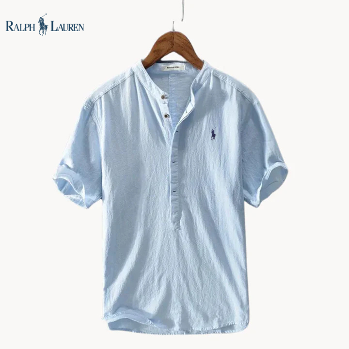 RL | Camisa de lino de verano – Estilo premium para hombre