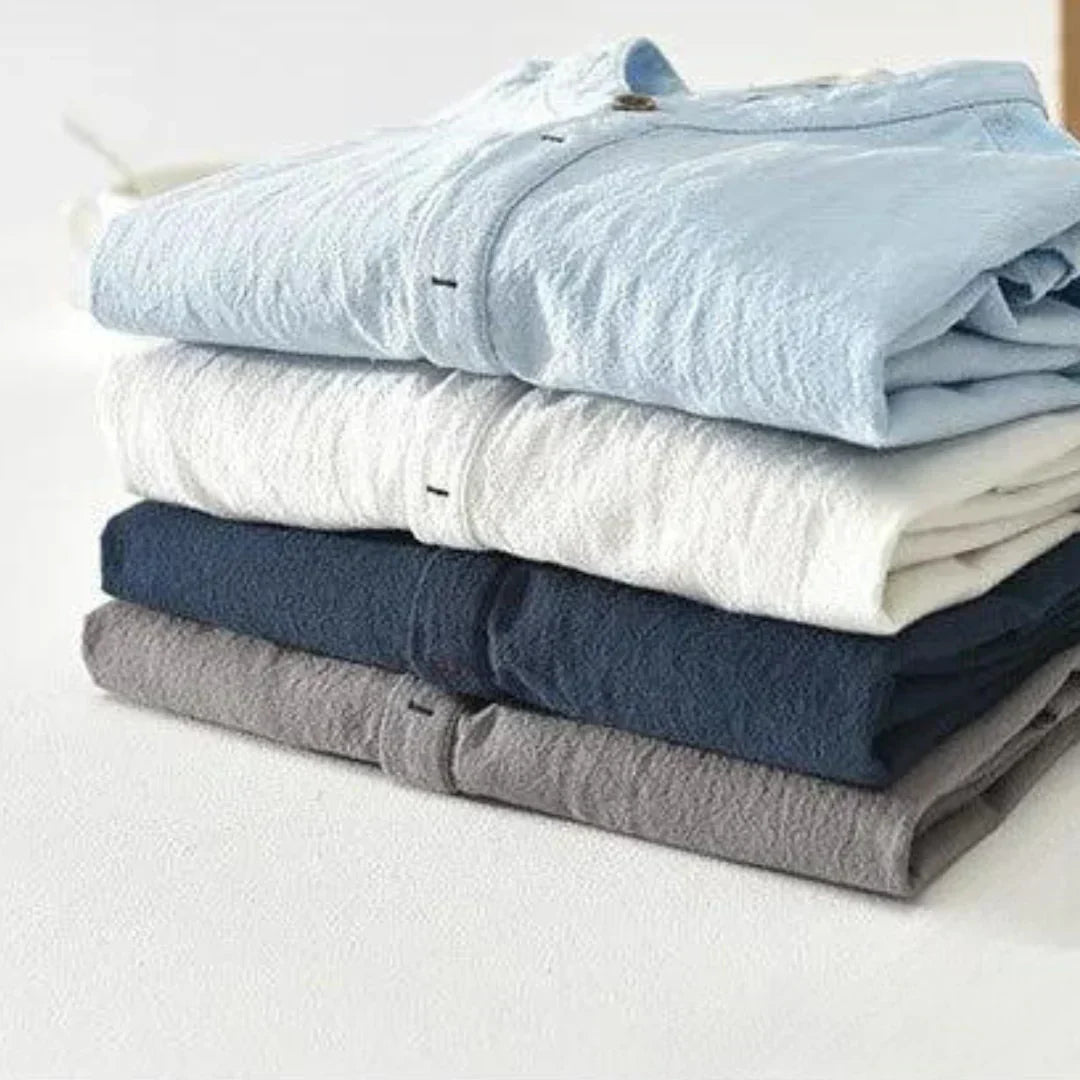 RL | Camisa de lino de verano – Estilo premium para hombre