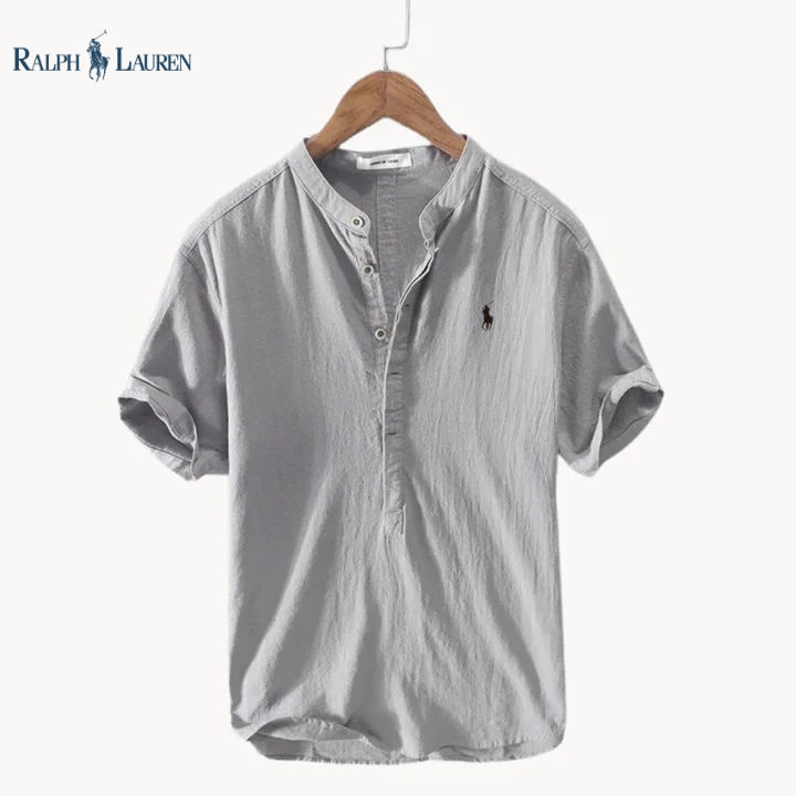 RL | Camisa de lino de verano – Estilo premium para hombre